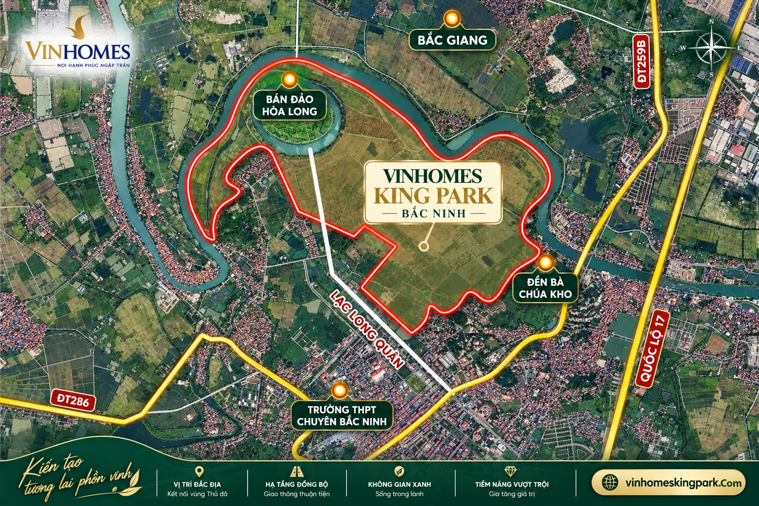 vị trí vinhomes king park